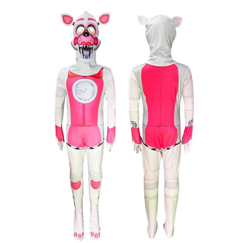 Kids Halloween Costume Set Bear Role Play Outfit Party Stage Performance Ages 3-16