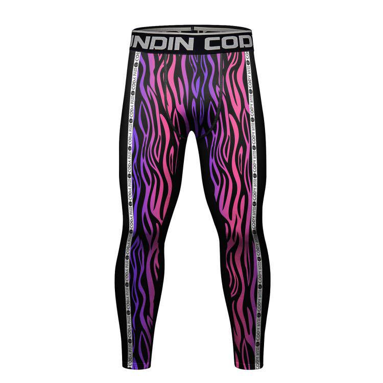 Мужские осенние спортивные компрессионные брюки: Бег и баскетбол