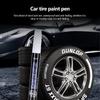 1 Piece Car Paint Pen Waterproof Car Wheel Tire Oily Painting Mark Pen Auto Rubber Tyre Tread CD Metal Permanent Paint