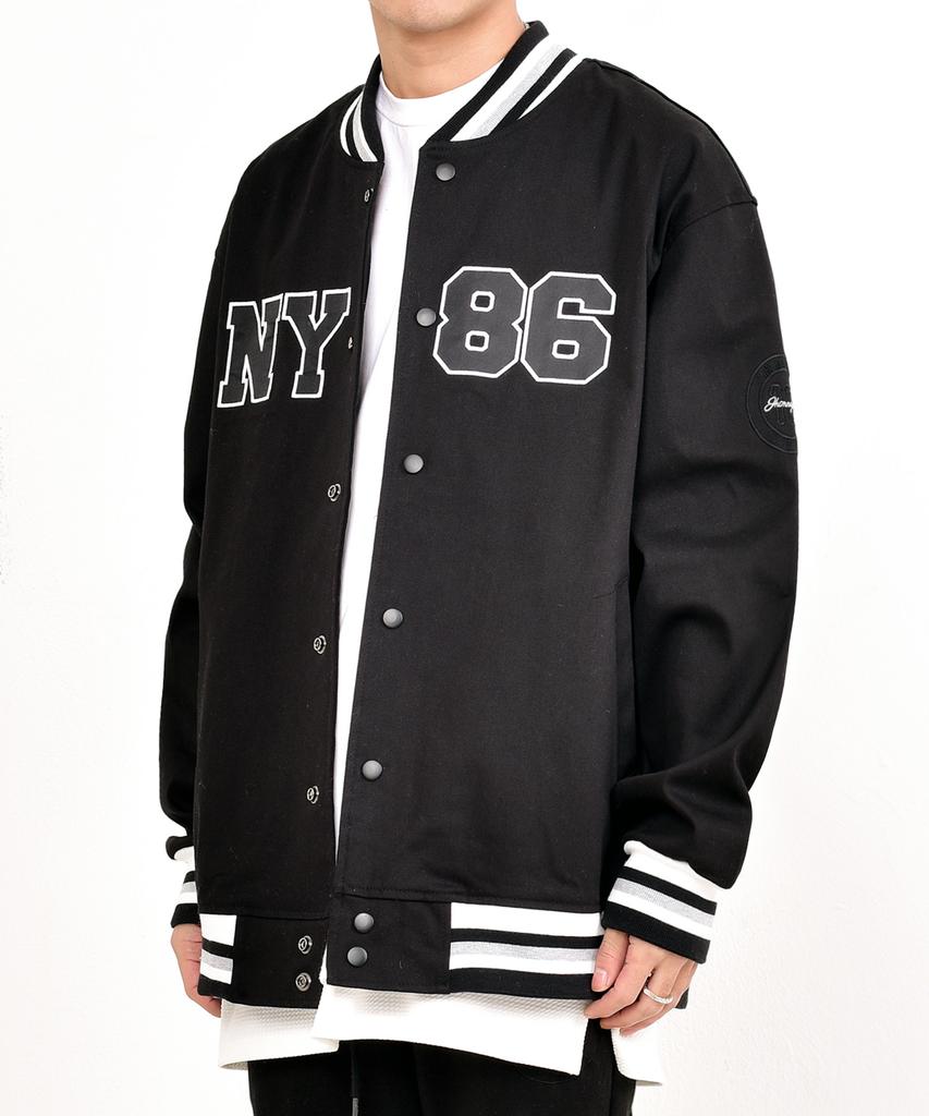 Куртка в стиле varsity Jhonny West (черный)