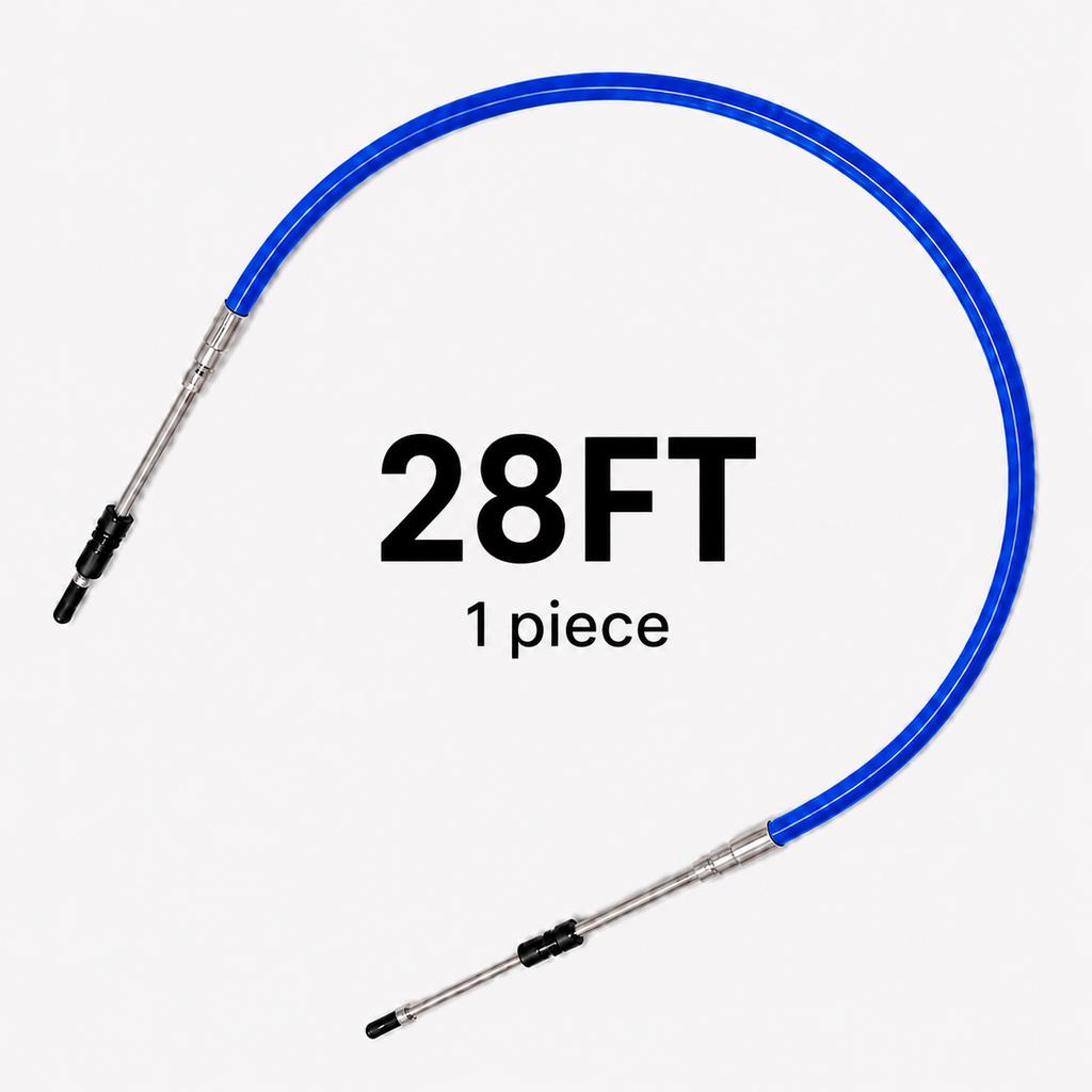 Marine Outboard Throttle Shift Cable, Boat Motor Remote Control Cable, Engine Gear Operation Lever Pull Wire Replacement