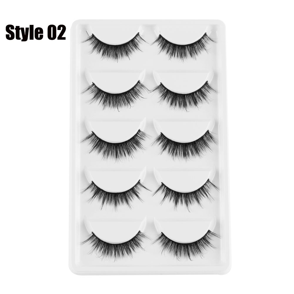 Long Handmade Multilayer Eye Lashes Extension 3D Faux Mink Hair Wispy Fluffy  False Eyelashes