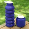 Large-capacity Collapsible Sport Bottle 200-600ML Foldable Drinking Cup Sports Water Bottle Hiking