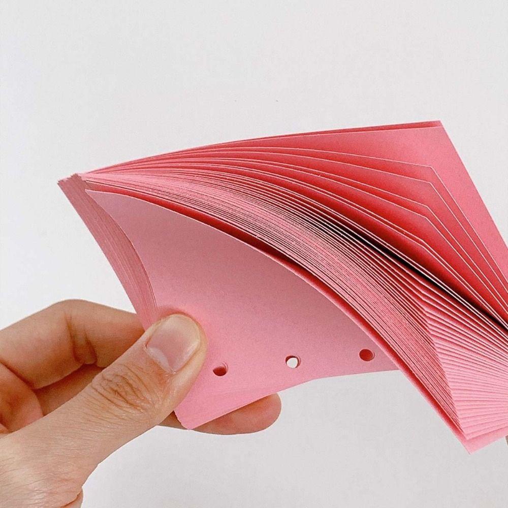 Candy Color Refill Spiral Binder Inner Pages 5-Ring Notebook Index Divider Page  Stationery