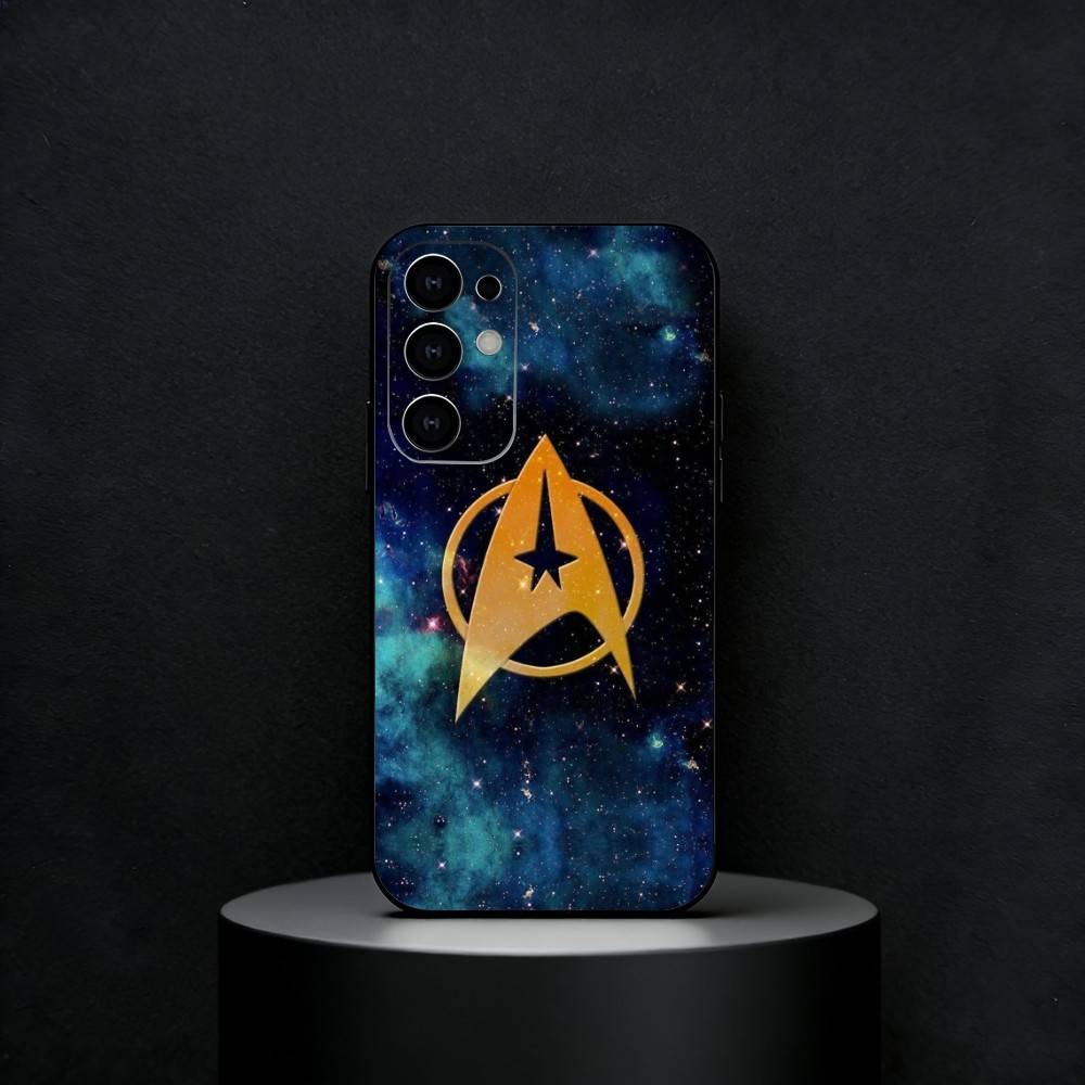 S-Star T-Trek Phone Case For Samsung S25,S24,S23,S22,S21,S20,Plus,Fe,Lite,Others Black Cover