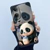 Case For Vivo V60 Lite Cute Panda Sweet Girls Cats Liquid Silicone Soft Back Cover For VivoV60Lite 5G Bumper Protective Casing