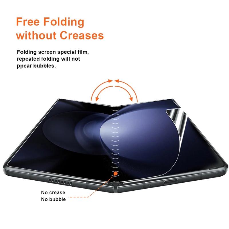 Гидрогелевая пленка 9-в-1 Для Samsung Galaxy Z Fold 7 Передняя, Задняя, Внутренний Защитный Экран Для Samsung Z Fold 6 5 4 3 2 Мягкая Пленка, Без Стекла