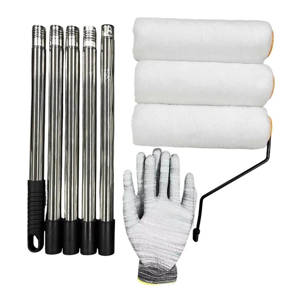 Detachable Paint Roller 170/205/240cm Latex Paint Brush Set Household Use