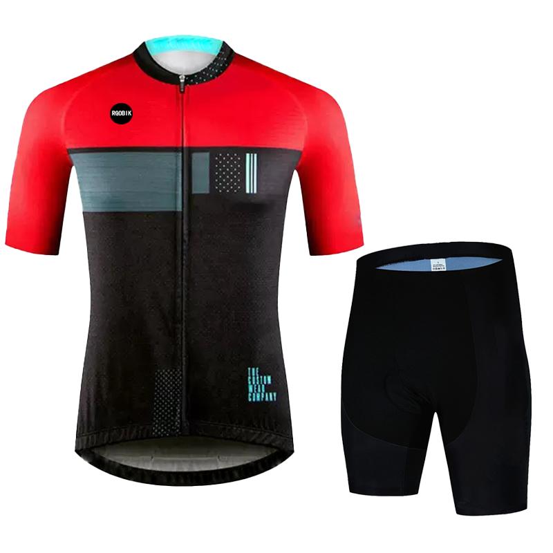 Men Short Sleeve 2026 Summer Breathable Cycling Suit Set Bicicleta Clothing MTB Maillot Ropa Ciclismo Sportswear Blue Bicycle Suit