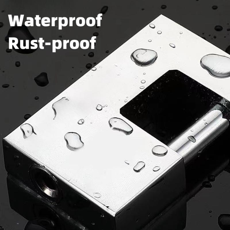 Навесной замок повышенной прочности с 3 ключами, дверь гаража, сарая, окно, шкафчик, склад, смелый, водонепроницаемый, имитация, лом, устойчивый к ржавчине, замок, противоугонный