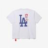 New Era МЛБ ЛА Доджерс футболка с подписью игрока белая 15147525