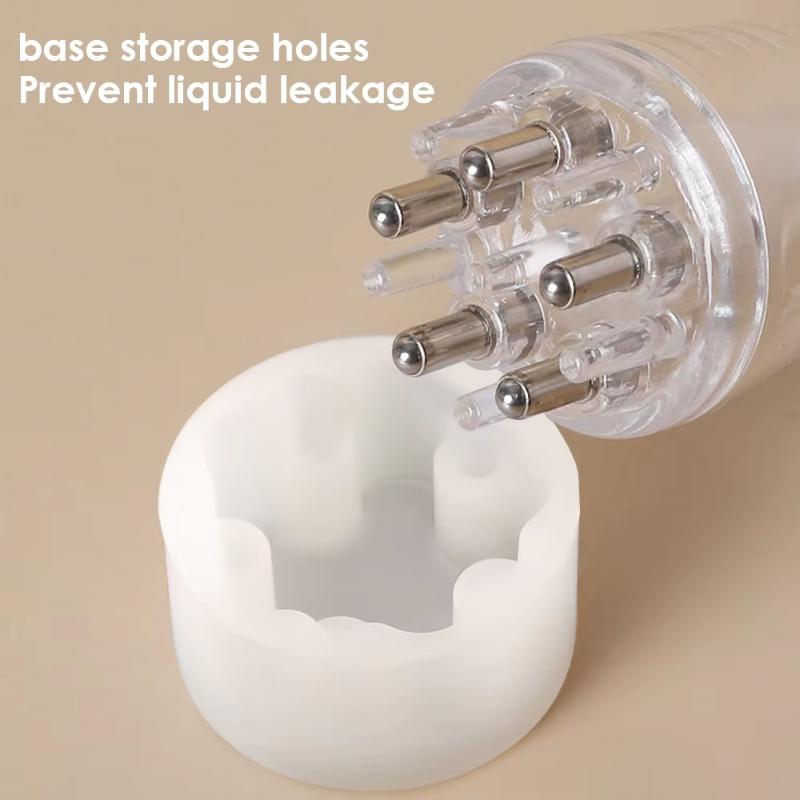 Sensitive Scalp Friendly Applicator Comb Liquid Oil Guiding Massager for Gentle Home Hair Growth Care