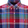 Polo Ralph Lauren Logo Вышитая клетчатая однобортная рубашка с длинным рукавом Мужские рубашки Многоцветный 710922319001