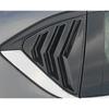 For Mazda CX-5 CX5 2017 2018    2022 2023 Glossy Black Rear Window Shutter Cover Trim Window Louver Side Vent Trim