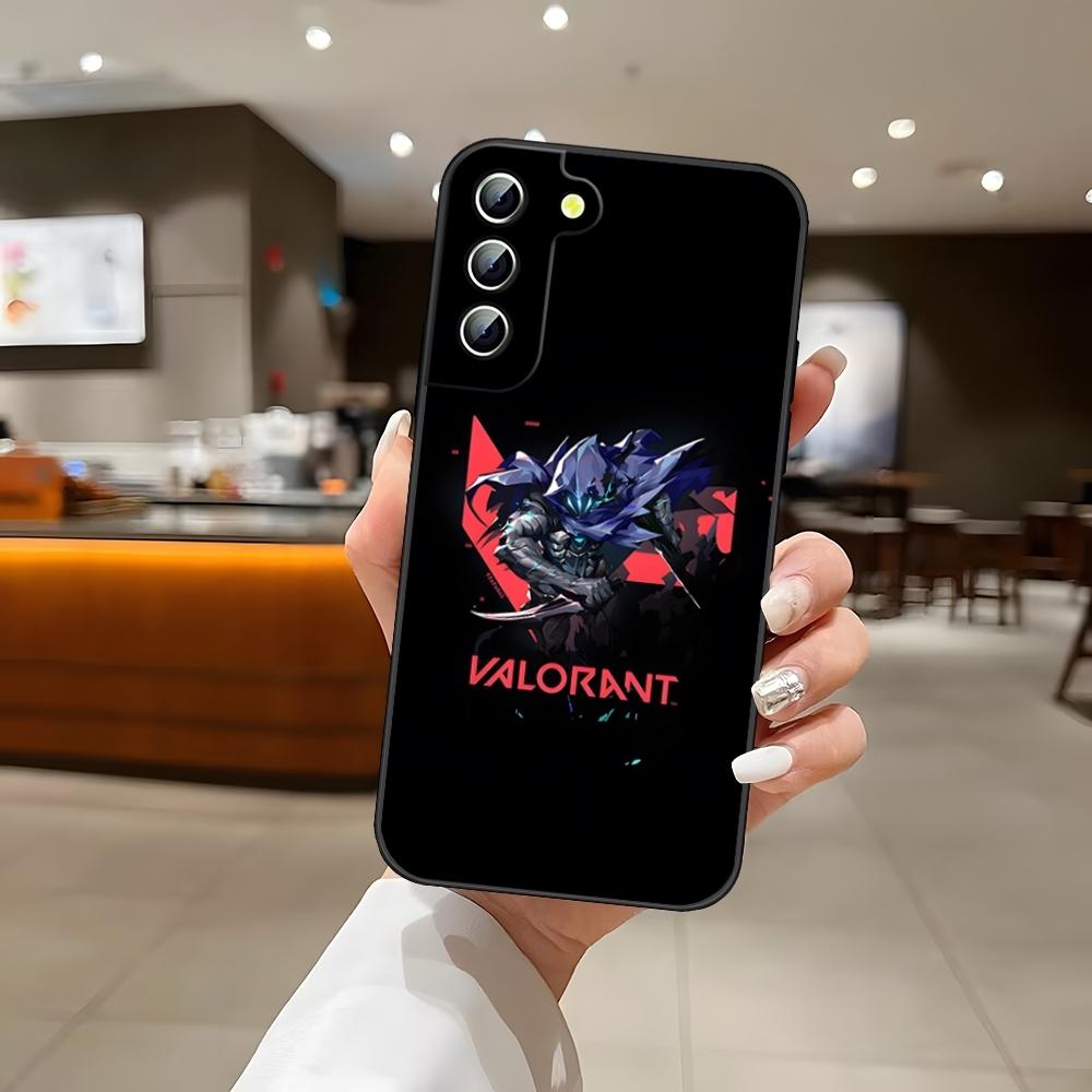 Чехол для телефона Omen V-ValorantS для S25 Samsung S24 Ultra S22 S23 S20 Fe S21 Plus A54 A34 A16 A53 Задняя крышка