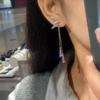 Серьги с кисточками и бантом, подчеркивающие женский темперамент