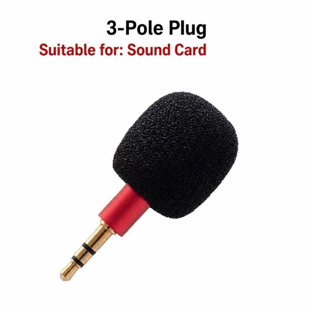 Zero Current Hum Mini Condenser Microphone Noise Blocking Metal Shell Microphone Outdoor Broadcast