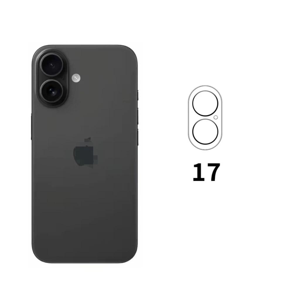 4 шт. Защитное стекло для объектива камеры для iPhone 17 Pro Max, Защитное стекло для объектива для iPhone Air 17 16 15 14 Pro Max Plus, Закаленное стекло