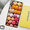 Десерт мороженое Макарон еда чехол для Samsung Galaxy S23 FE S22 Ultra S20 S21 FE S8 S9 S10 Plus Note 10 20 Ultra Cover