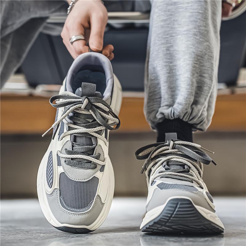 Модные мужские кроссовки, роскошные массивные повседневные кроссовки для мужчин, мягкая подошва, папины туфли, дышащая теннисная спортивная обувь, мужские кроссовки