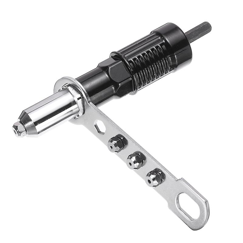 Адаптер с заклепкой и гайкой для аккумуляторной дрели, электрический клепальный инструмент для вставки заклепки