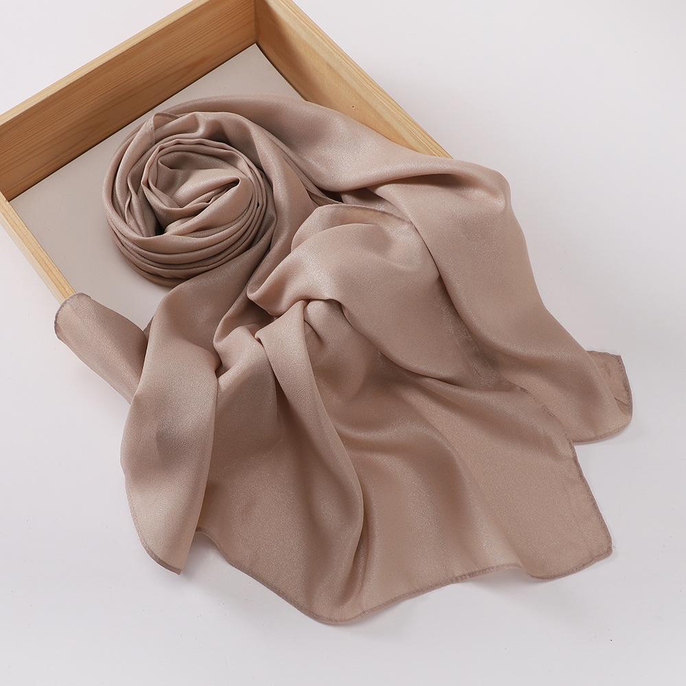 Malaysia's New Women's Head Scarf, Pearlescent Yarn Series Scarf Shawl