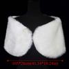 Ticken Warm Wedding Faux Fur Shawl Faux Fur Rabbit Fur Scarves Plush Shawl  Scarf Accessories