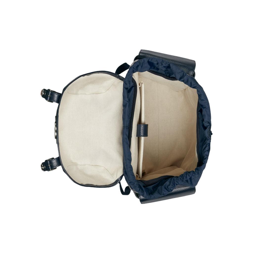 Gucci Ophidia Logo Large Capacity Canvas And Leather Backpack Men Backpacks Blue Black 598140-FABHU-8442