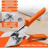 Cutting Tools, Multi Angle Miter Shear Cutter Cuts 45 To 135 Degree Miter Snips Cutting Tool,Best Utility Scissors (Miter Shears)