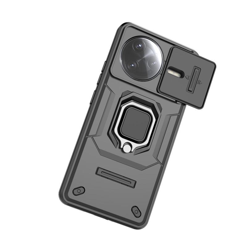 Для Xiaomi Poco F7 Ultra Чехол Slide Camera Lens Чехлы Xiaomi Poco F7 Ultra Чехол Противоударный бронированный чехол для ПК Xiaomi Poco F7 Ultra