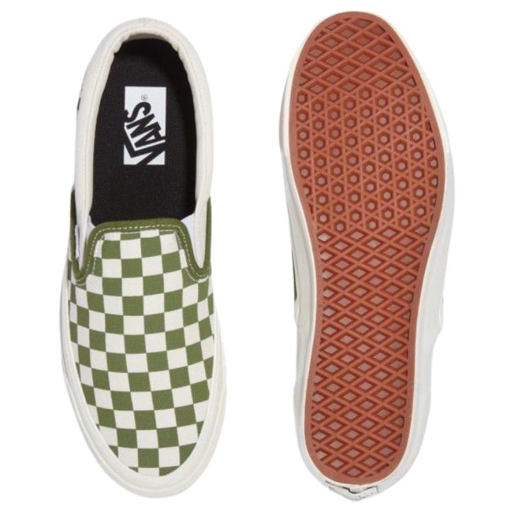 Vans Премиальные кеды слипоны в клетку Reissue 98 LX Удобные низкие кеды для скейтбординга Унисекс кроссовки Светло-зеленый VN000CSECIB1