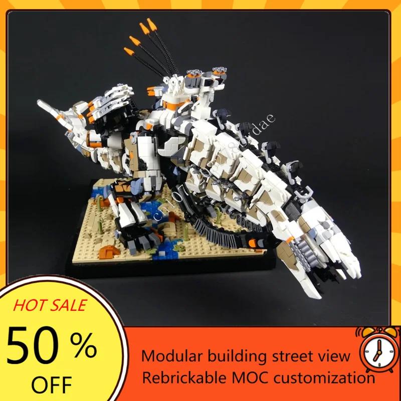 Thunderjaw-Минифигурка Масштаб Космическая Война Военный MOC Космический Корабль Боевая Модель Пользовательская Головоломка Архитектура DIY Образование Сборка Подарок