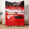 1pc Blanket - Red Star logo Print Design,Lightweight Blanket for Sofa,Bed- Soft &Warm,Gift for All Seasons