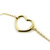 [N2839] - Gold Plated 'Love' Bracelet - 11x10 Mm