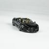 МИНИГТ 1:64 Bugatti W16 Mistral Черный литой автомобильный модель 1058