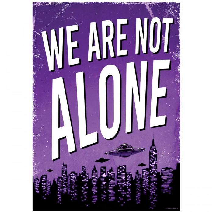 Grindstore We Are Not Alone Sci-Fi Poster
