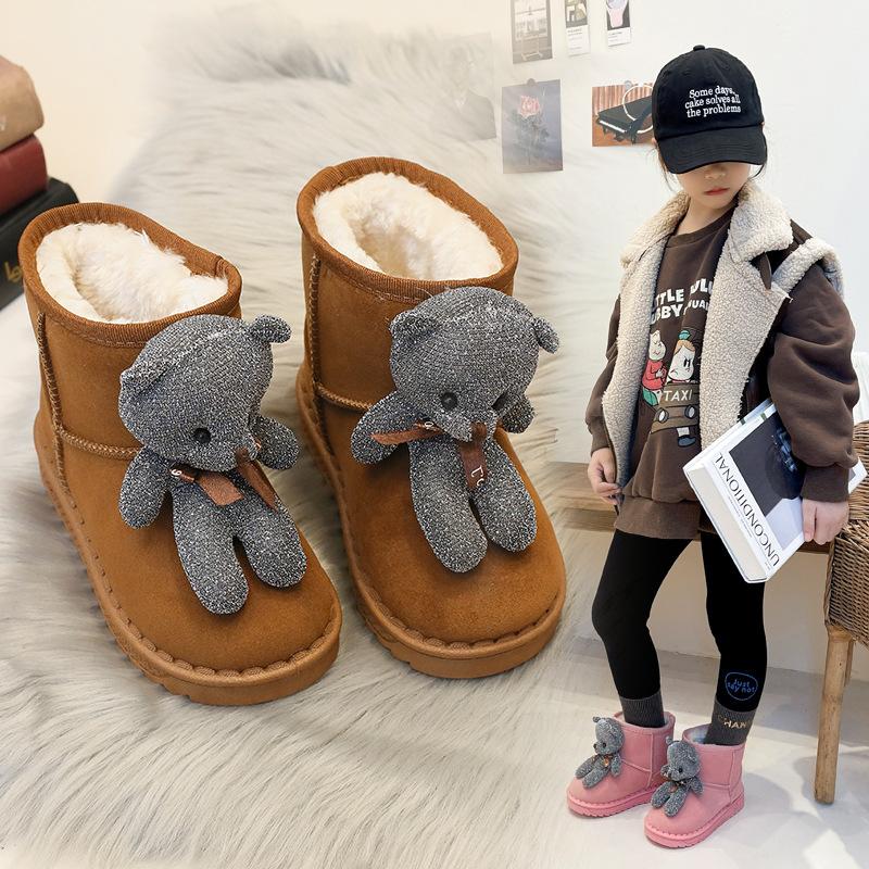 Женские плюшевые ботинки, Мужская обувь с милыми мультяшными персонажами, Мужская обувь