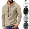 Men's Sweatshirt, Long Sleeved Hooded Sweatshirt, Warm Color Hooded Sweatshirt