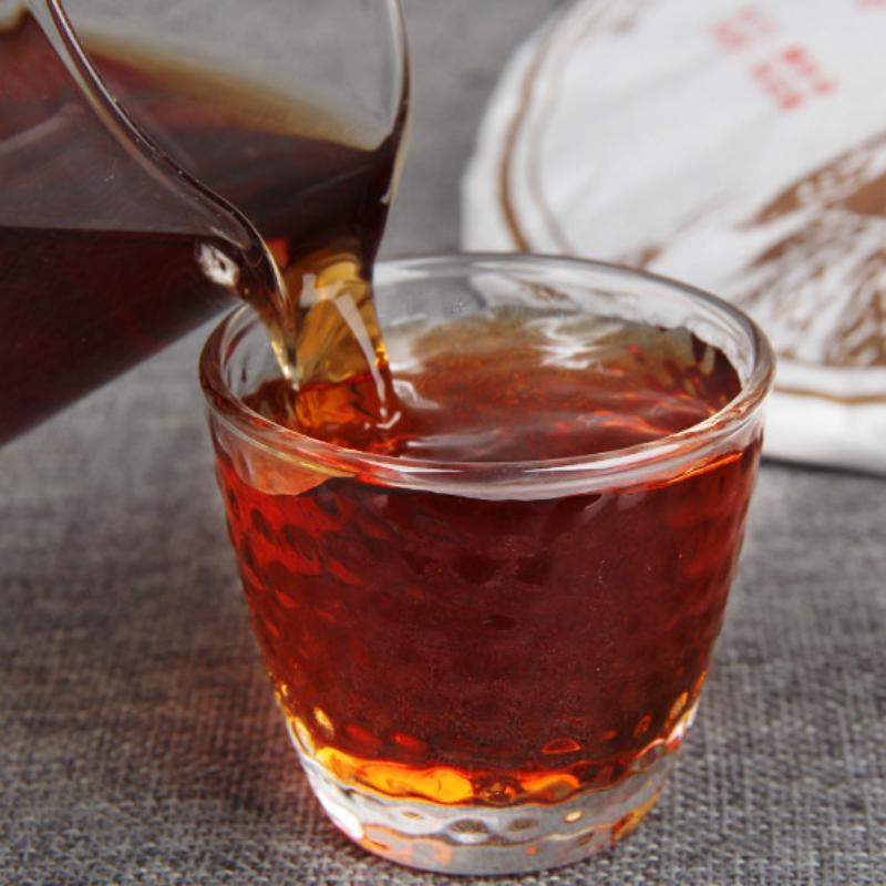 357г Приготовленный чайный пирог из старого дерева Юньнань Пуэр Коллекция Цзинмай Спелый чай Пуэр