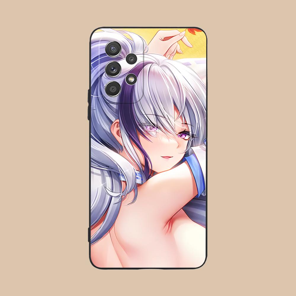 Матовый ТПУ чехол для мобильного телефона Azur Lane Unzen для Samsung Galaxy M55 54 42 35 34 33 32 23 22 15 14 13 12 F55 5G Цветная крышка