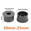 25~63mm To 20/25/32/40/50mm PVC Reducing Pipe Connectors Garden Irrigation Joint Water Supply Pipe Adapter Aquarium Pipe Bushing