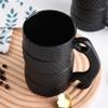 500ml Ceramic Cup Creative Large Capacity Novelty Mug Tire Shaped Cup Office Home Coffee Breakfast Mug Creative Handle Drinkware
