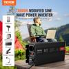 VEVOR Modified Sine Wave Inverter, 3000Watt, DC 12V to AC 230V LCD Display Power Inverter with 3 AC Outlets 2 USB Port 1 Type-C Port 10 Spare Fuses