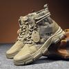 Men's Tactical Military Combat Boots Outdoor Hiking Boots Winter Shoes Light Non-slip Men Desert Boots Lace-Up Ankle Boots