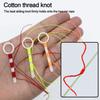 50pcs Plastic Cotton Thread Bobber Looper 3Colors Stop Knots Cord  Rock Fishing Accessories