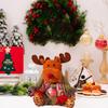 1/3 шт. Рождественский подарочный пакет на молнии, рождественский плюшевый держатель для кукол, снеговик, лось