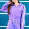 Новые толстовки MLB New York Yankees Женские Фиолетовые 3FHDA0121-50PPN