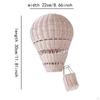 Wall Hanging Rattan Woven Air Balloon 30x22cm Multipurpose Backdrop Pendant Decor Photography
