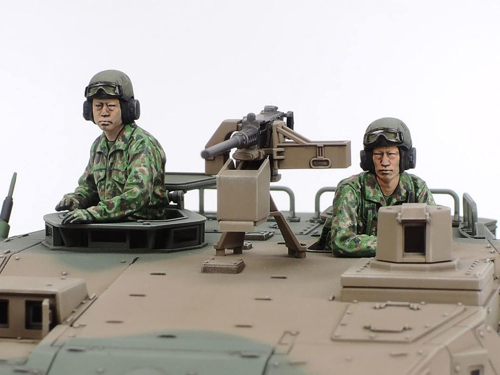 TAMIYA Military Miniature Series Ground Force Type 16 Мобильная боевая машина C5 лебедка Пластиковая модель 35383 1/35 № 383 Самооборона (с устройством)