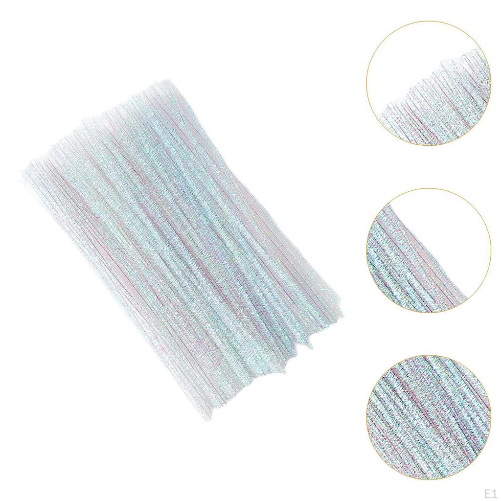 500Pcs Chenille Stem Pipe Cleaners Craft Supplies Crafting Children Educational Toy Twist